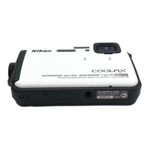 Nikon (ニコン) コンパクトデジタルカメラ COOLPIX AW100 1679万画素(総画素) 1/2.3型CMOS (裏面照射型) 通常：ISO125～3200 7.1コマ/秒 ■