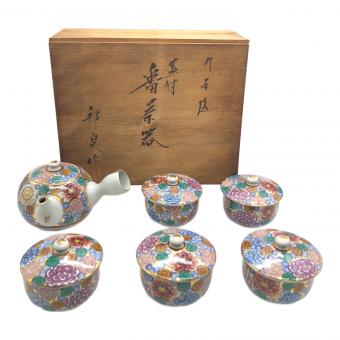 九谷焼 (クタニヤキ) 茶器 急須1・湯呑み5セット