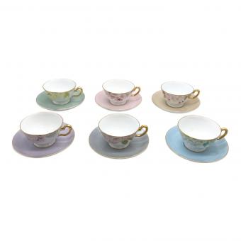 大倉陶園 (オオクラトウエン) カップ&ソーサー 木箱破損 一葉桜、鬱金桜、大山桜、大島桜、嵐山桜、関山桜 桜アソート