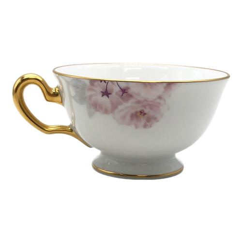 大倉陶園 (オオクラトウエン) カップ&ソーサー 木箱破損 一葉桜、鬱金桜、大山桜、大島桜、嵐山桜、関山桜 桜アソート