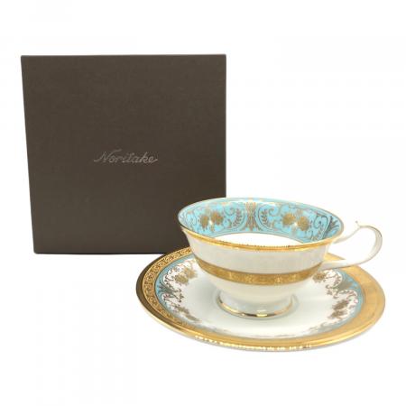 Noritake (ノリタケ) カップ&ソーサー ジョージアンターコイズ Noritake (ノリタケ) カップ&ソーサー ジョージアンターコイズ