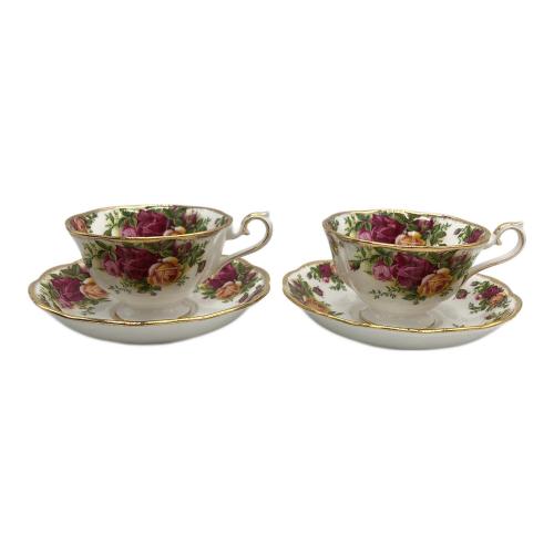 ROYAL ALBERT (ロイヤルアルバート) カップ&ソーサー オールドカントリーローズ 2Pセット