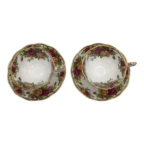 ROYAL ALBERT (ロイヤルアルバート) カップ&ソーサー オールドカントリーローズ 2Pセット