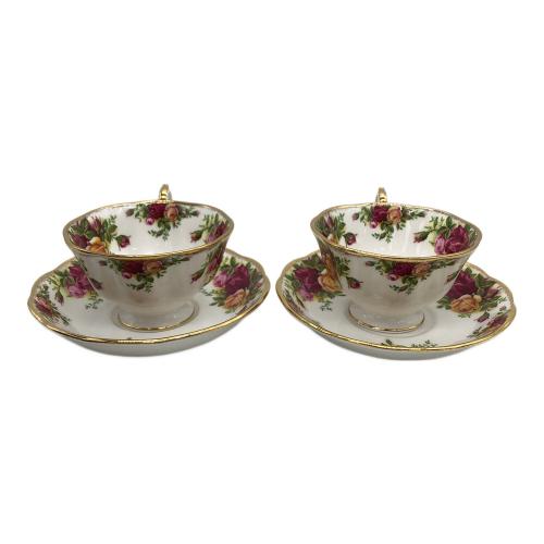 ROYAL ALBERT (ロイヤルアルバート) カップ&ソーサー オールドカントリーローズ 2Pセット