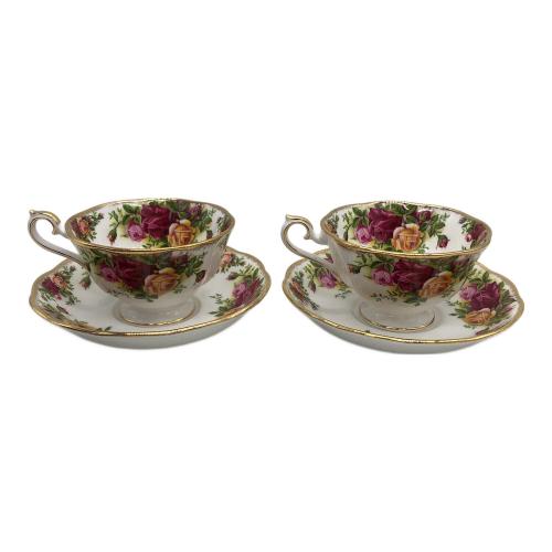 ROYAL ALBERT (ロイヤルアルバート) カップ&ソーサー オールドカントリーローズ 2Pセット