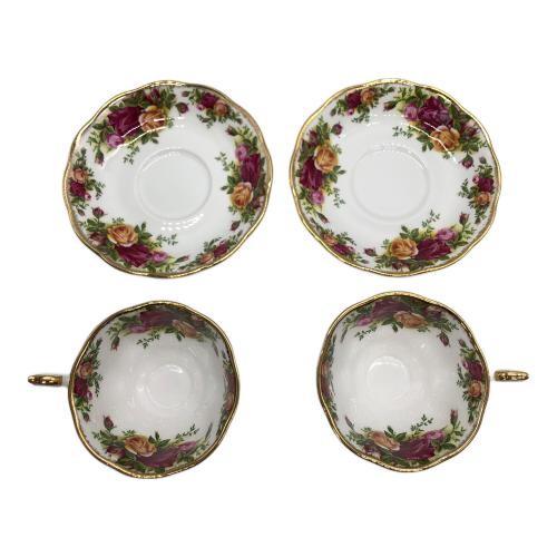 ROYAL ALBERT (ロイヤルアルバート) カップ&ソーサー オールドカントリーローズ 2Pセット
