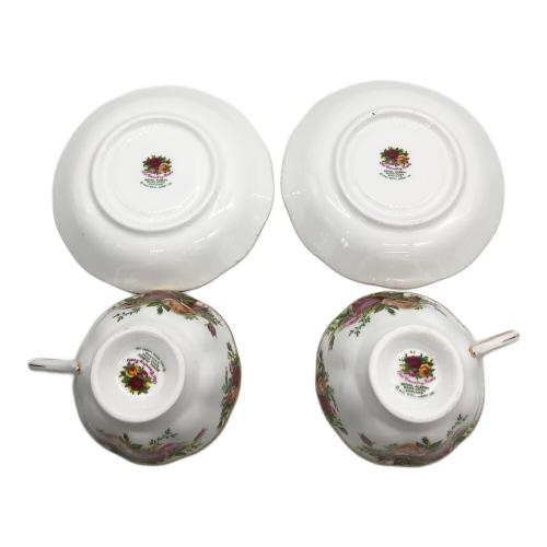 ROYAL ALBERT (ロイヤルアルバート) カップ&ソーサー オールドカントリーローズ 2Pセット