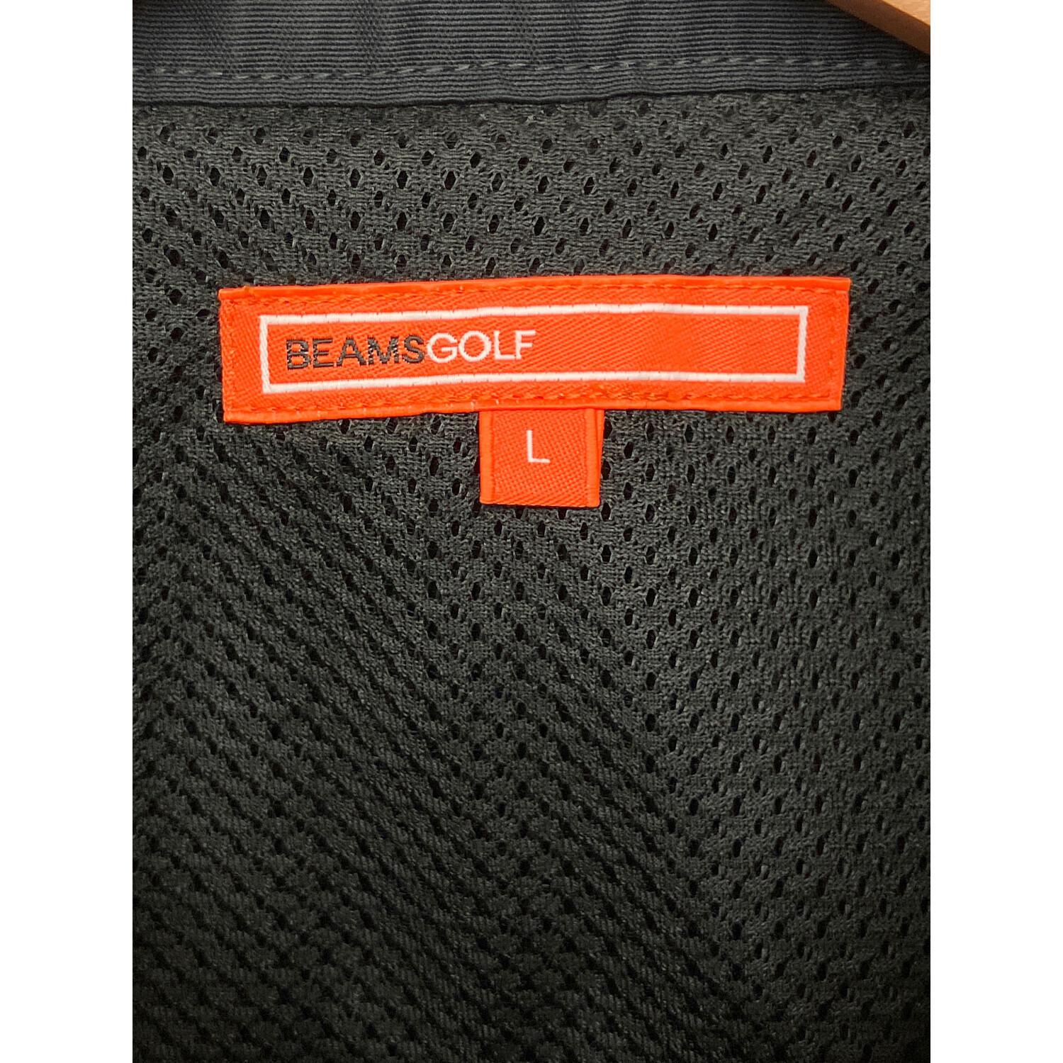 【美品】ビームスゴルフ BEAMS GOLF ゴルフウェア ベスト Lサイズ BEAMS GOLF (ビームスゴルフ) ベスト メンズ SIZE L ブラック