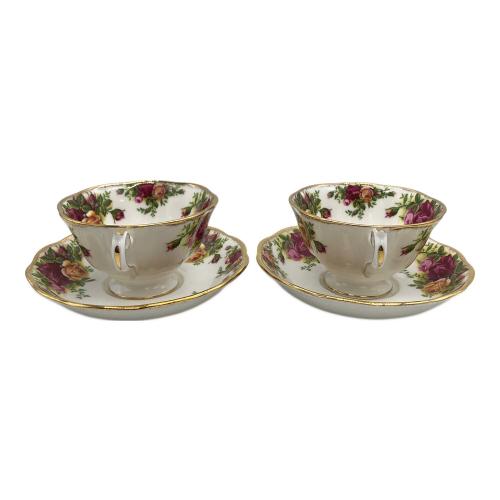ROYAL ALBERT (ロイヤルアルバート) カップ&ソーサー オールドカントリーローズ 2Pセット