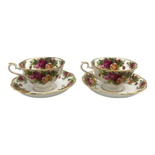ROYAL ALBERT (ロイヤルアルバート) カップ&ソーサー オールドカントリーローズ 2Pセット