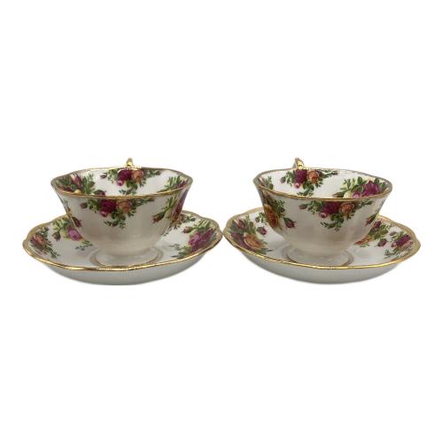 ROYAL ALBERT (ロイヤルアルバート) カップ&ソーサー オールドカントリーローズ 2Pセット