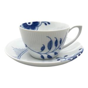 ROYAL COPENHAGEN (ロイヤル・コペンハーゲン) カップ&ソーサー ブルーフルーテッド・メガ