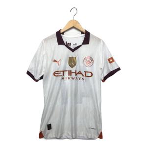 PUMA (プーマ) ゲームシャツ メンズ SIZE S ホワイト MANCHESTER CITY FODEN
