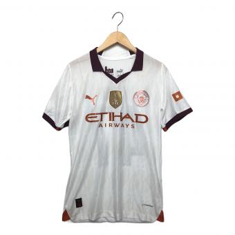 PUMA (プーマ) ゲームシャツ メンズ SIZE S ホワイト MANCHESTER CITY FODEN
