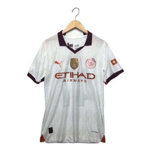 PUMA (プーマ) ゲームシャツ メンズ SIZE S ホワイト MANCHESTER CITY FODEN