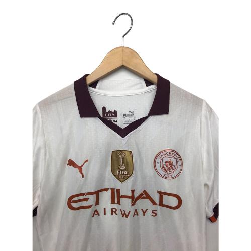 PUMA (プーマ) ゲームシャツ メンズ SIZE S ホワイト MANCHESTER CITY FODEN