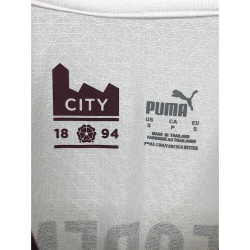 PUMA (プーマ) ゲームシャツ メンズ SIZE S ホワイト MANCHESTER CITY FODEN