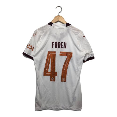 PUMA (プーマ) ゲームシャツ メンズ SIZE S ホワイト MANCHESTER CITY FODEN