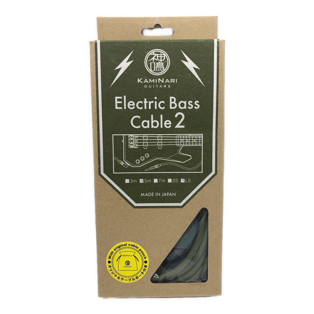 KAMINARI Electric Bass Cable 2 ケーブル、パッチ KAMINARI GUITERS（カミナリギターズ）ELECTRIC BASS CABLE 2 ケーブル