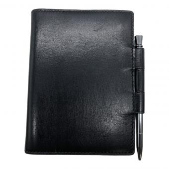 HERMES (エルメス) 手帳カバー ブラック ペン付き アジェンダPM ◎C