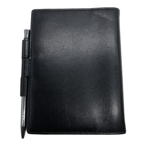 HERMES (エルメス) 手帳カバー ブラック ペン付き アジェンダPM ◎C