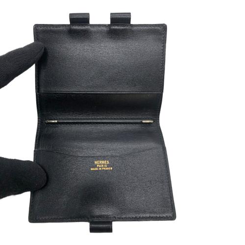 HERMES (エルメス) 手帳カバー ブラック ペン付き アジェンダPM ◎C