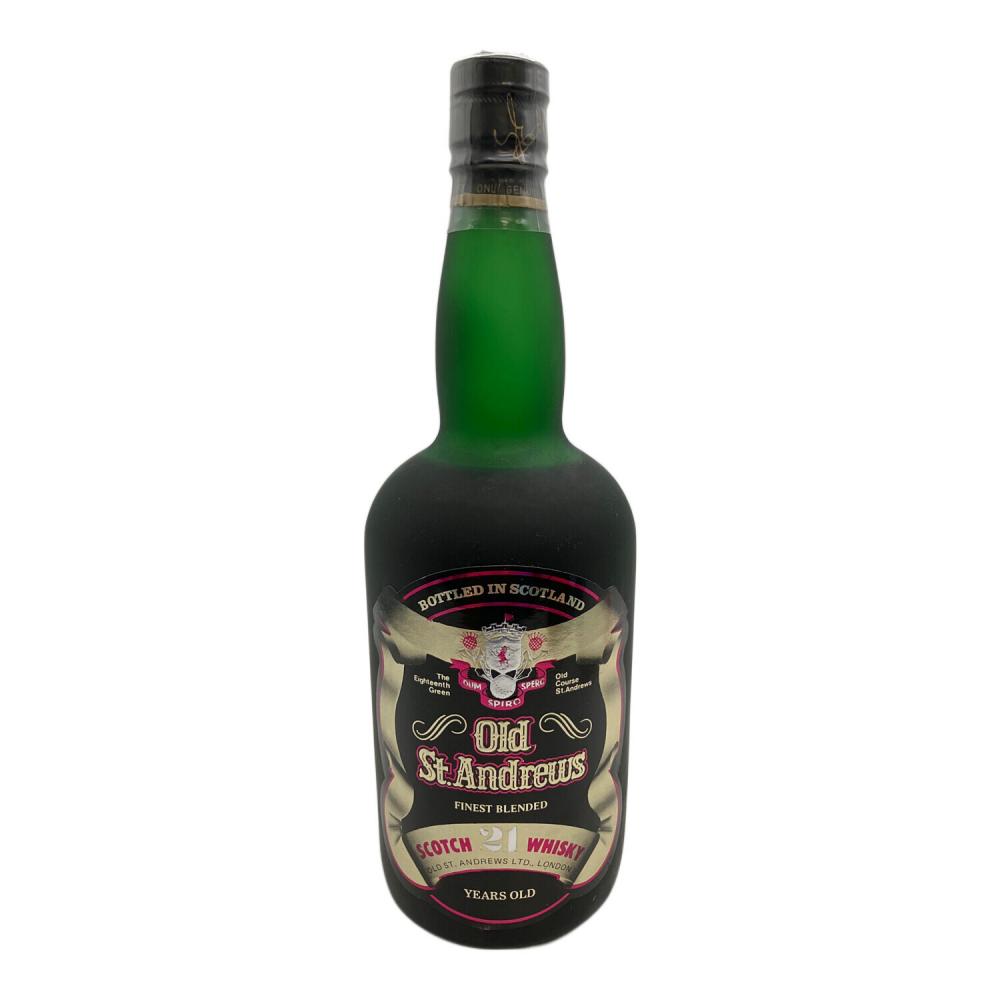 未開栓 オールドセントアンドリュース21   スコッチ木箱  750ml 43% 未開栓 オールドセントアンドリュース21 スコッチ木箱 750ml 43% 超