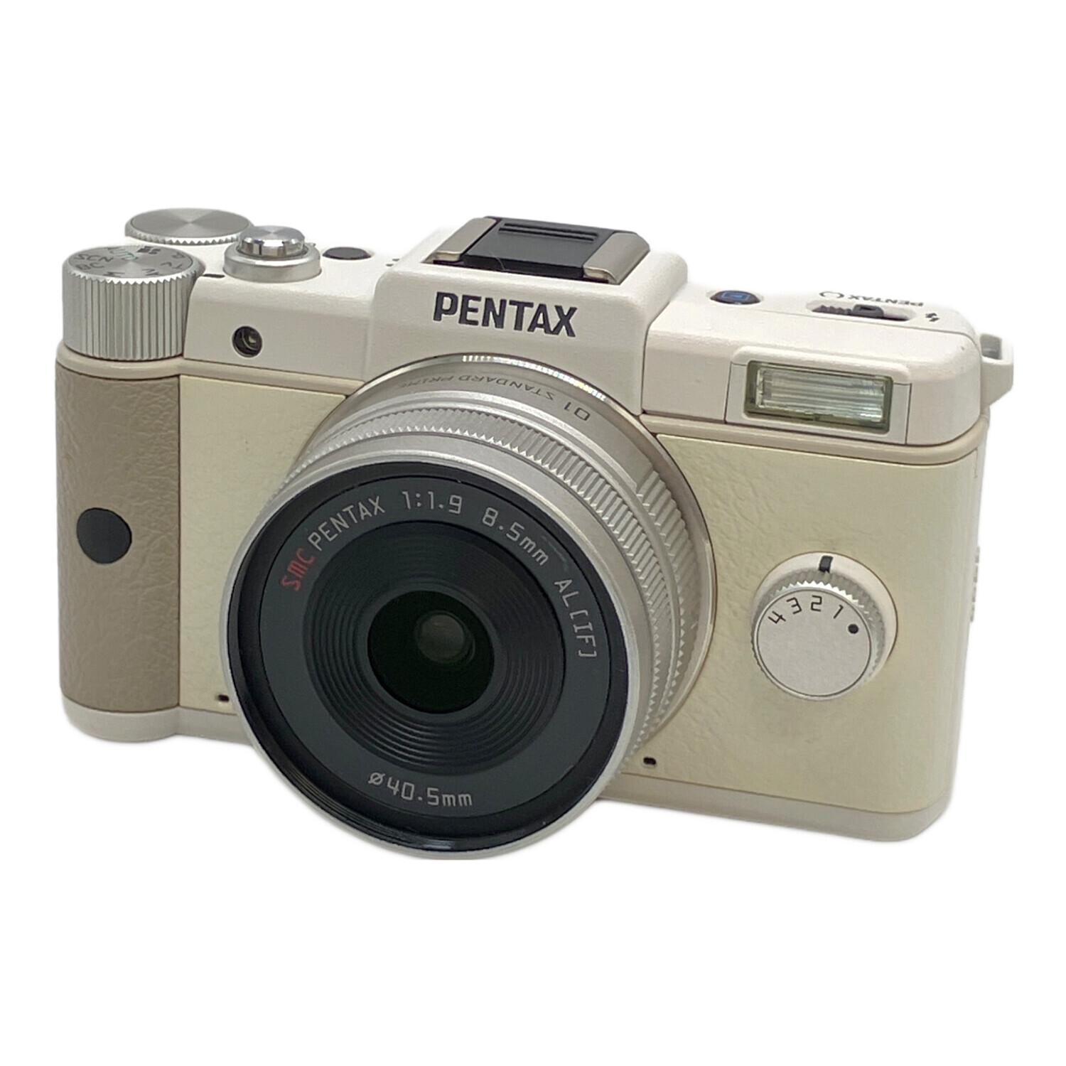 PENTAX Q ホワイトデジタルカメラ【ジャンク品】 Qシリーズ ミラーレス ペンタックス PENTAX Q ホワイト レンズ