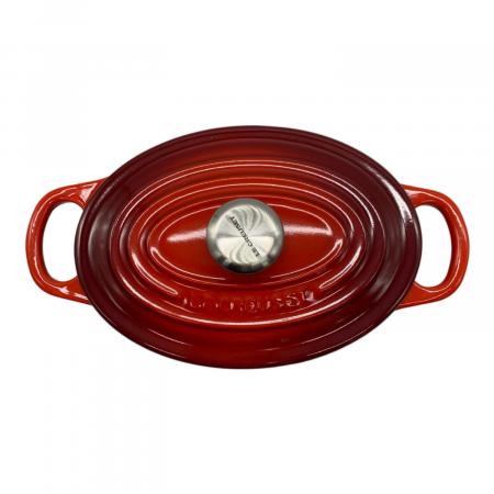 LE CREUSET (ルクルーゼ) 楕円両手鍋 24278 ① レッド｜トレファクONLINE
