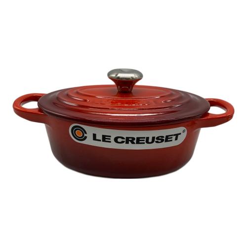 LE CREUSET (ルクルーゼ) 楕円両手鍋 24278 ① レッド