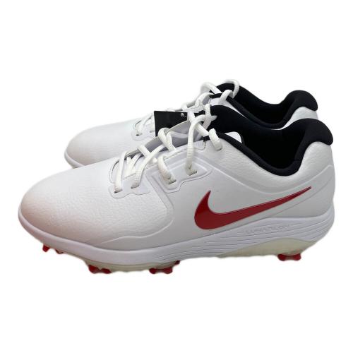 NIKE (ナイキ) ゴルフシューズ レディース SIZE 25.5cm ホワイト×レッド Vapor Pro Wide タグ付 AQ2196-104 未使用品