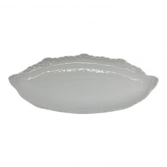 ROYAL COPENHAGEN (ロイヤル・コペンハーゲン) オーバルプレート 25cm フルーテッド ハーフレース