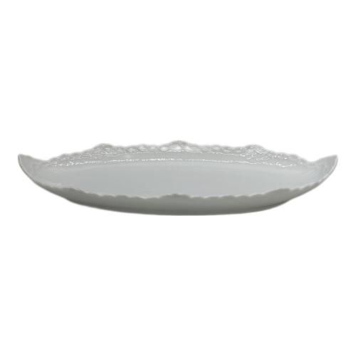 ROYAL COPENHAGEN (ロイヤル・コペンハーゲン) オーバルプレート 25cm フルーテッド ハーフレース