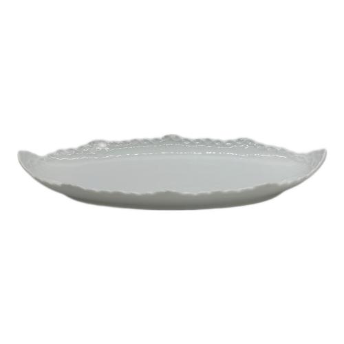 ROYAL COPENHAGEN (ロイヤル・コペンハーゲン) オーバルプレート 25cm フルーテッド ハーフレース