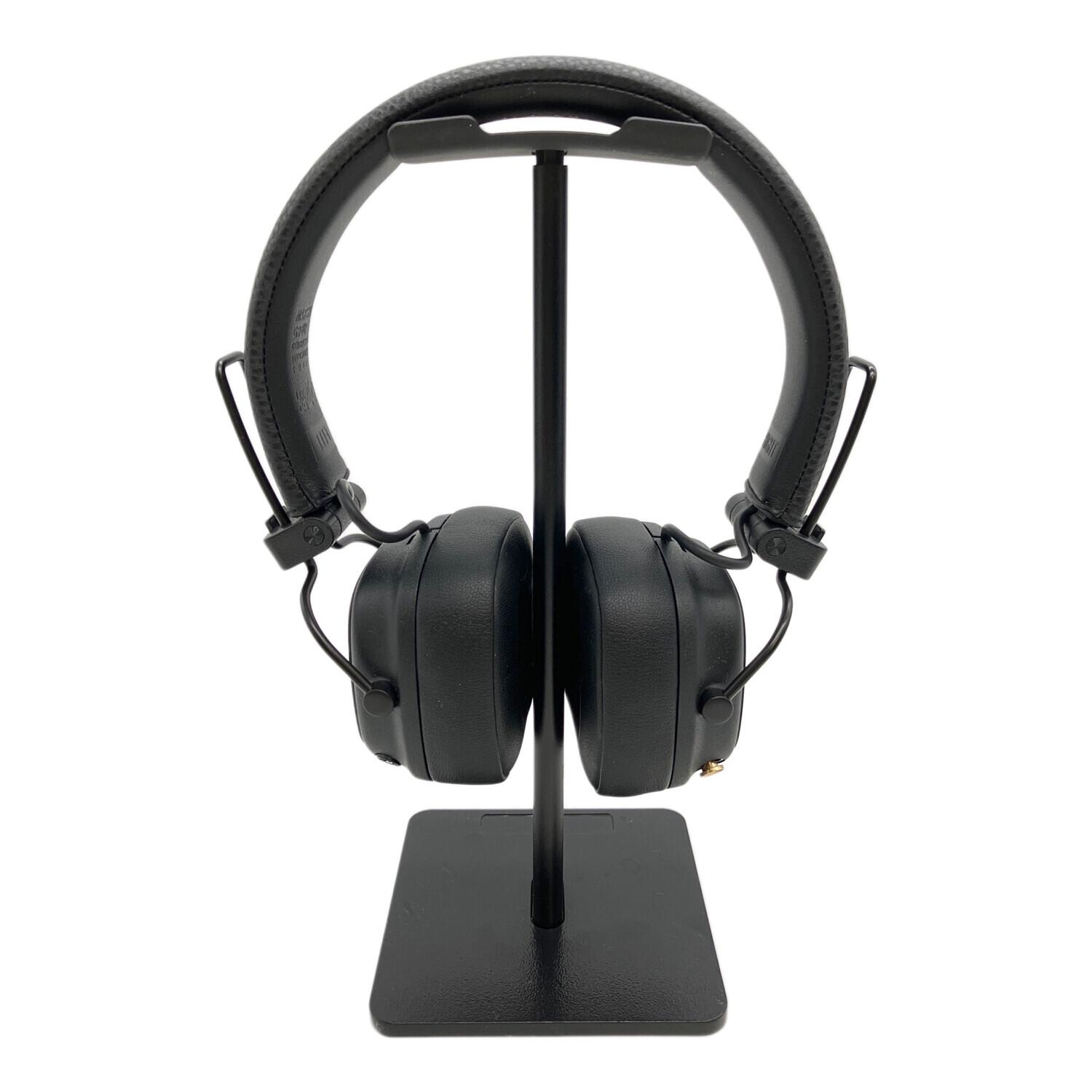 【美品、付属品完備】　Marshall マーシャル MAJOR Ⅴ BLACK Major Vヘッドホン 最大約100時間のワイヤレス再生が可能