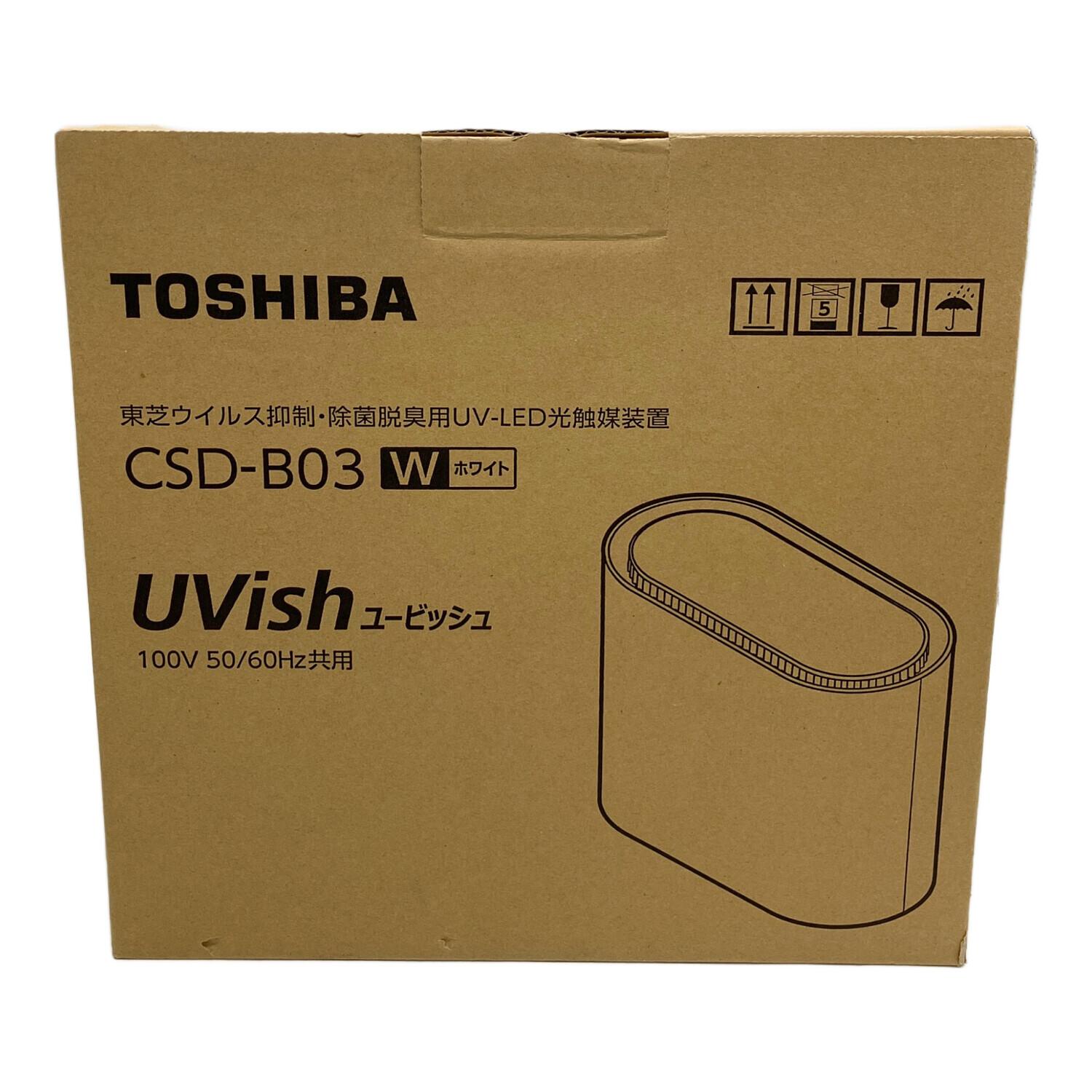 TOSHIBA (トウシバ) ウイルス抑制・除菌器脱臭機 CSD-B03 2022年製