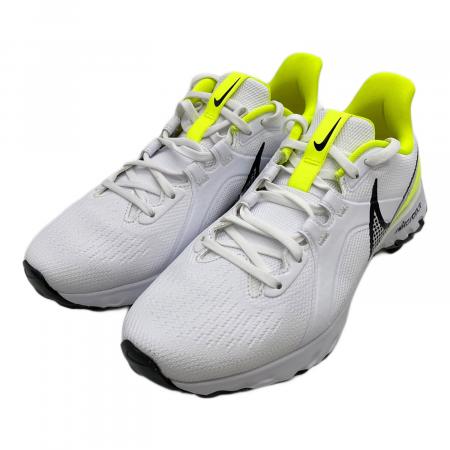 ナイキ ゴルフシューズ ホワイト/イエロー NIKE (ナイキ) ゴルフシューズ メンズ SIZE 26cm ホワイト×グリーン