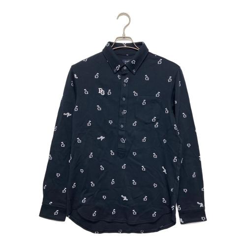 PEARLY GATES (パーリーゲイツ) 長袖ポロシャツ ゴルフウェア(トップス) 053-0261103 メンズ SIZE 5 ネイビー