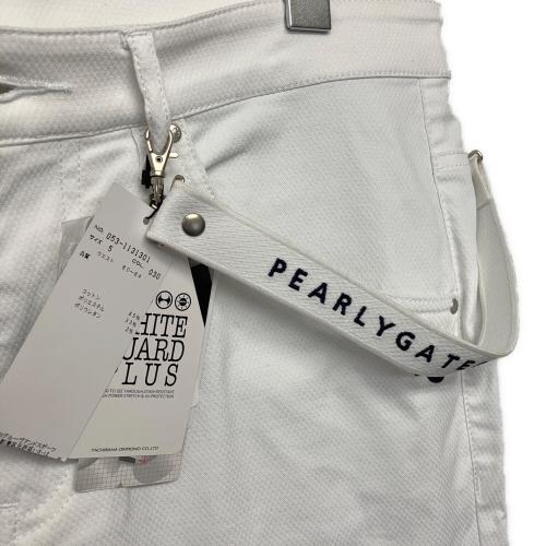 PEARLY GATES (パーリーゲイツ) ゴルフウェア(パンツ) メンズ SIZE 5 ホワイト