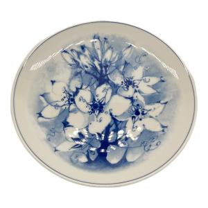 Meissen (マイセン) 飾り皿 青いドイツの花