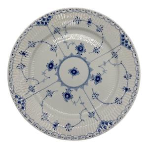 ROYAL COPENHAGEN (ロイヤル・コペンハーゲン) プレート ブルーフルーテッド・ハーフレース