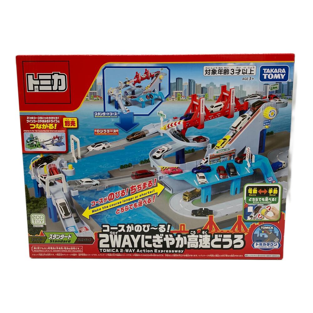 TOMY (トミー) トミカ トミカワールド コースがのび~る!2WAYにぎやか