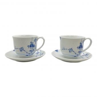ROYAL COPENHAGEN (ロイヤル・コペンハーゲン) カップ&ソーサーセット ブルーパルメッテ 2Pセット