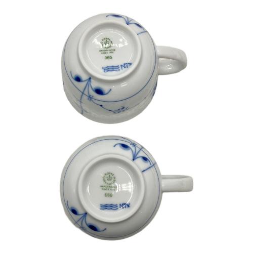ROYAL COPENHAGEN (ロイヤル・コペンハーゲン) カップ&ソーサーセット ブルーパルメッテ 2Pセット