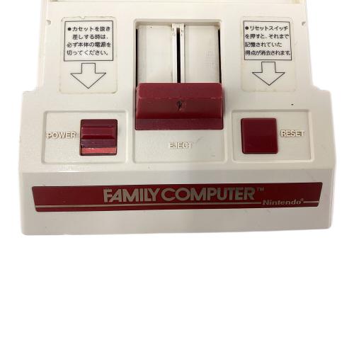 ※ジャンク品 Nintendo (ニンテンドー) ファミリーコンピュータ ジョイスティック・RFスイッチ付属