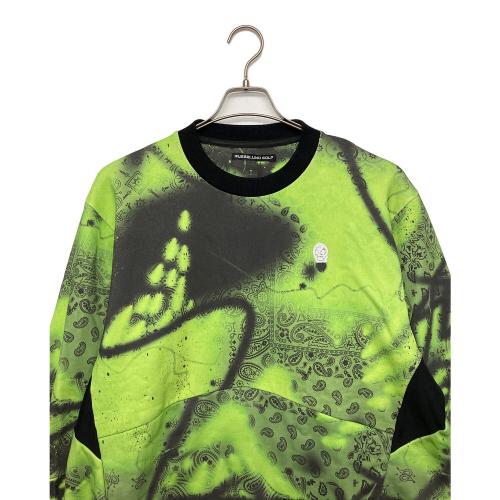 RUSSELUNO (ラッセルノ) スウェット ゴルフウェア(トップス) RG-2430619 メンズ SIZE 6 黄緑