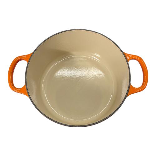 LE CREUSET (ルクルーゼ) 両手鍋 SIZE 22cm ココット・ロンド