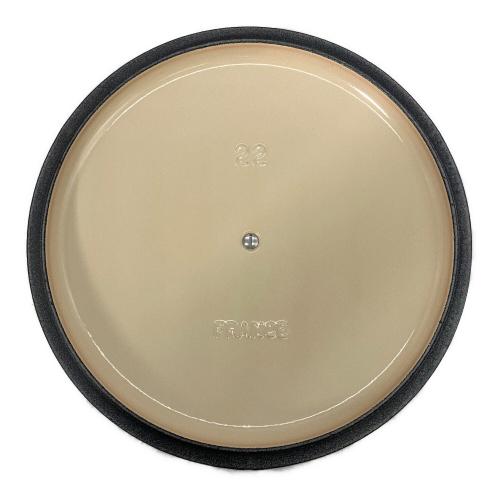 LE CREUSET (ルクルーゼ) 両手鍋 SIZE 22cm ココット・ロンド