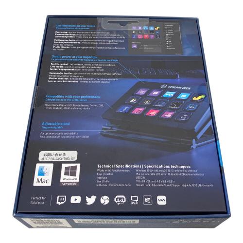 elgato (ELGATO) ショートカットキーボード 10GAA9901 Stream Deck