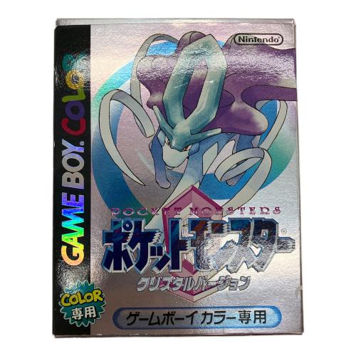 任天堂　ニンテンドー　ポケットモンスタークリスタルバージョン ゲームボーイカラー用ソフト CERO A (全年齢対象)